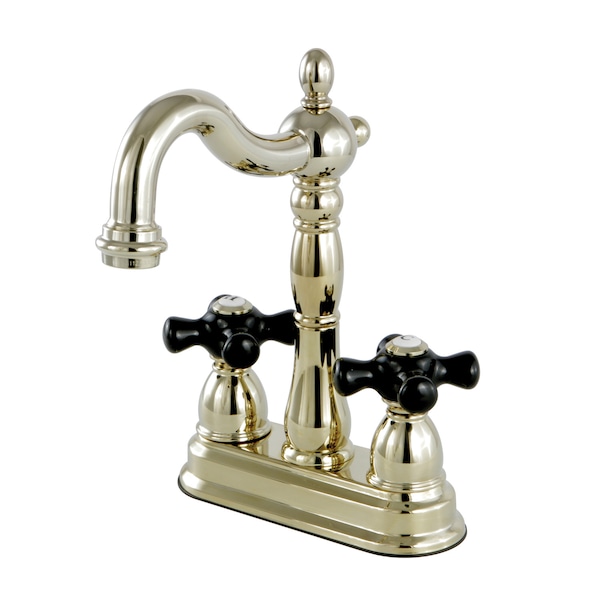 4" Centerset Bar Faucet, Polished Brass